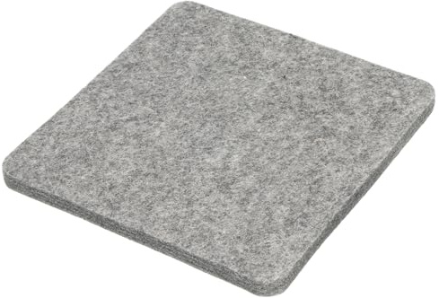 PATIKIL Wool Pressing Mat, 8.5 x 8.5 Wool Ironing Pad Blanket 0.5 Thickened Heat Resistant Quilting Ironing Pad for Quilters Sewing Craft, Grey