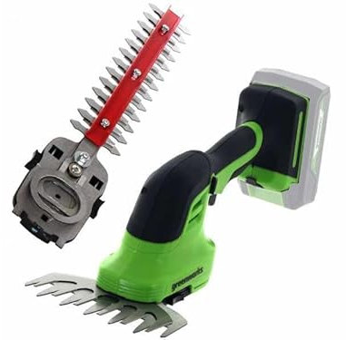 GreenWorks - 24/48V dual volt Cesoia Per Arbusti 2 In 1 - senza batterie nè caricatore