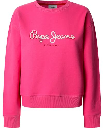 Pepe Jeans Maddy Maglia di Tuta, Rosa, S Donna