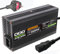 QDD Chargeur de batterie au plomb 72 V 5 A 72 V 82,8 V Boîtier en aluminium noir pour batterie au plomb 72 V avec ventilateur de refroidissement