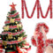 20m Weihnachtsgirlande Rot, Lametta Girlande Weihnachten, Lametta Weihnachtsbaum, Metallisch Glänzende Weihnachtsbaum Girlande Weihnachtsdeko, Tannengirlande für Türen Kamine Treppengeländer