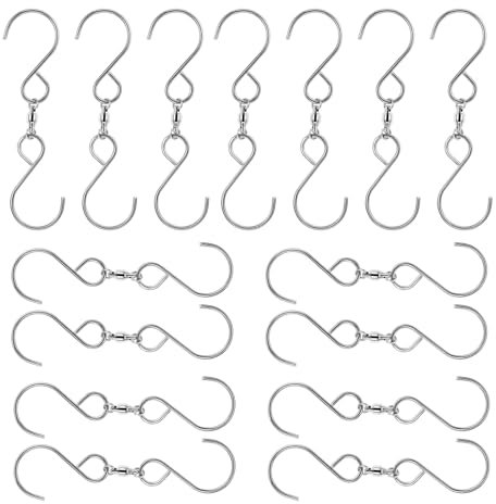LERANXIN Ganci Cucina, 15 pz Appendi Mestoli da Cucina, Ganci, per Guardaroba, Cucina, Bagno