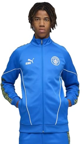 PUMA Manchester City Mens Pre-Match King Anthem Jacket - Green - X-Large