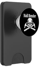 Nail Bender Skull Crossbones Hammers Carpenter Construction PopSockets PopWallet for MagSafe