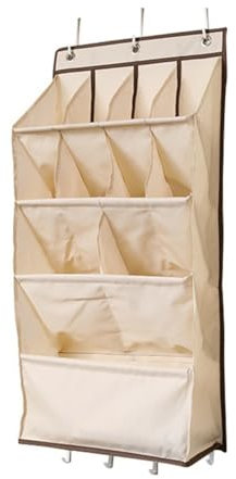 ehind - Zapatero para colgar en la puerta, con bolsillos grandes y profundos, organizador de calzado para armario