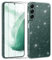 Votvloay Funda para Samsung Galaxy S22 5G 6.1con 2 Piezas Cristal Templado,Glitter Niñas y Mujeres Brillante Carcasa,Suave TPU Antigolpes Protección Cover Bumper Case para SamsungS22 5G, Transparente