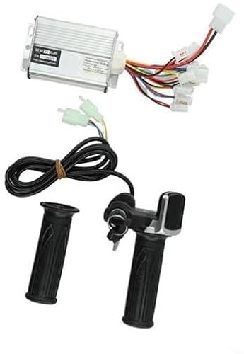 MEXWLOP Drehzahlregler-Set for Elektromotoren, Gasgriff mit gebürstetem Regler, for unterschiedliche Motorspezifikationen, Zubehör for Elektroroller (36 V, 1000 W) Controller für Elektroroller