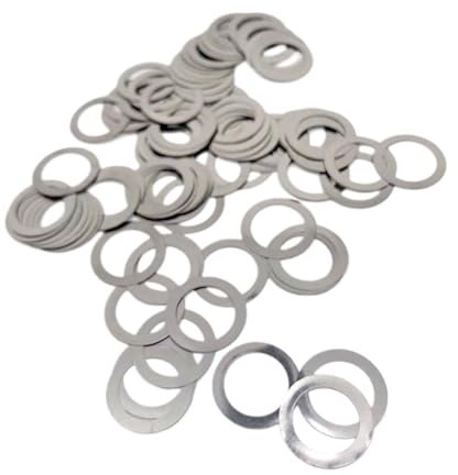 M2 - M40 304 Edelstahl Ultradünne Unterlegscheibe Shim 0,1/0,2/0,3/0,5/1mm(10pcs M15x21,1mm thick)