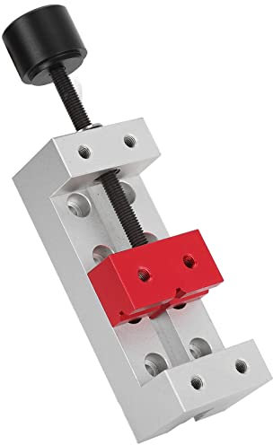 Xolsurg Miniature Bench Table Vise Strumento di lavorazione in legno in lega di alluminio piccolo morsetto per mini router CNC