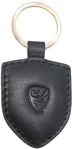 GERMANUS Schlüsselanhänger, Leder, schwarz