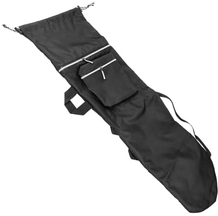 Sarini Skateboard-Rucksack, wasserdichte Umhängetasche, Tragetasche für Longboards für Reisende, Anfänger und Damen, leichte, wasserdichte Yoga-Tasche, Schwarz