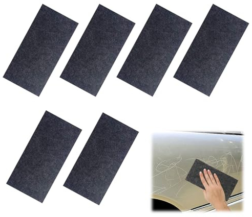 PEKLLOCY Paquete de 6 paños Nano Sparkle para coche para arañazos originales, limpiador mágico y paño de pulido, paño Nanosparkle para el cuidado del coche, restauración del brillo sin esfuerzo