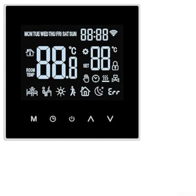 Smart Water Heater Controller WiFi, Touchscreen Voice Control Panel, Remote Temperature Switch Thermostat Home For Tuya (3A)