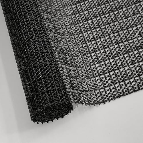 rutschfeste Teppichunterlage 35 x 70 cm rutschfest Und Dünn Auto Kofferraum Rutschmatte Abwaschbar für Teppiche Läufer Schublade Auto, Alle Böden, Schwarz