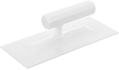 HORIALENCE Cazzuola in plastica con impugnatura ergonomica per lavori di intonacatura, pittura murale e applicazione di malta - Cazzuola di finitura per lavori di piastrellatura e decorazione di