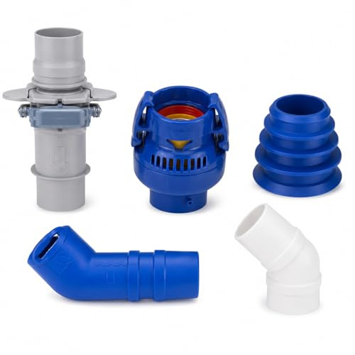 Zodiac MX6 MX8 Kit complet avec valve FRV100, adaptateur conique, coude 45° et connecteurs Twist Lock | Accessoires pour nettoyeur de piscine