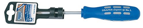 Draper 55500 Expert Number 1 Cross Slot Mechanics Screwdriver, 75mm