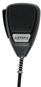 CAD Audio Astatic 611L Omnidirectional Dynamic Palmheld Microphone with Talk Switch, black