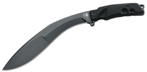 Fox Knives Military Division Messer Extreme Tactical Kukri Fahrtenmesser, Schwarz, Standard