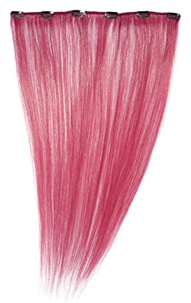 American Dream Einteilige 100% Echthaar-Clip-In-Extensions Farbe V88 - Pink - 46cm, 1er Pack (1 x 1 Stück)
