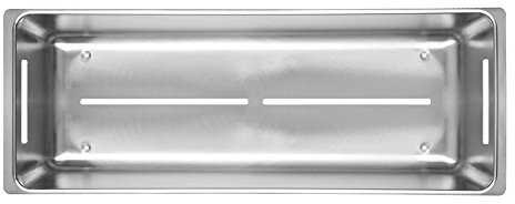 Schock 629051 Resteschale Edelstahl schmal grau Gemüseschale Zubehör Spüle Tropf