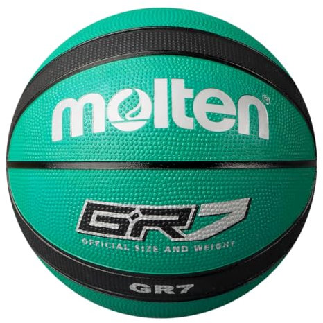 molten Basketball, Grün/Schwarz, 7