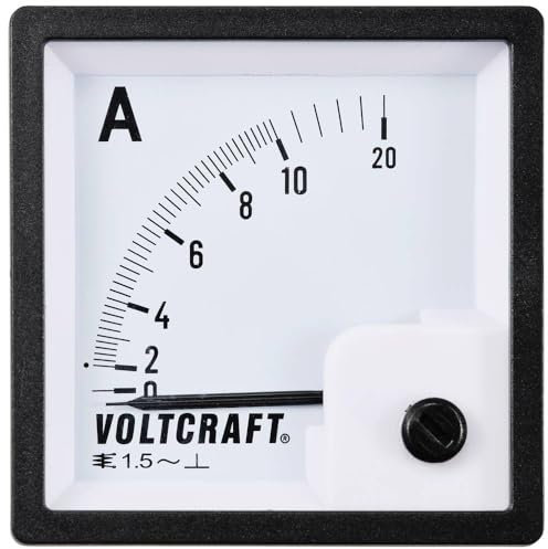 VOLTCRAFT AM-72X72/10A AM-72X72/10A Analog-Einbaumessgerät AM-72X72/10A 10 A Dreheisen