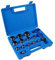 Profesional 14 pc juego de perforadora de papel 5 A 35 mm gomas de borrar y cuero plástico PN166