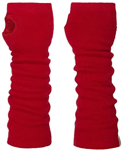 Roeckl Damen Strick Essential Stulpe 23051-351 Farbe Gelb 248 Handschuhe, Dunkelrot, Einheitsgröße