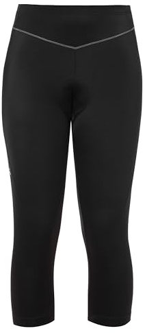 VAUDE Damen Women's Active 3/4 Pants Hose, Black Uni, 46 EU