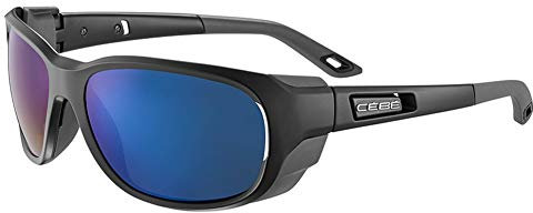 Cébé Unisex – Erwachsene Everest Sonnenbrille, matt schwarz-grau, M