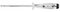Facom Tournevis Testeur de phase 240V - lame courte VDE AV.HT1CPB