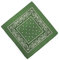 ledermodefashion 3er 6er 12 er Set Bandana Tuch versch Farben 100% Baumwolle Kopftuch Halstuch Nickituch Schal (Olive Grün)