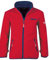 Trollkids Fleece Jacke Oppdal XT, Hellrot/Blau, Größe 164