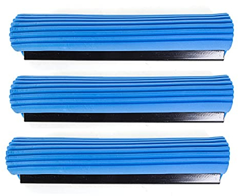 Kitchen + Home Sponge Mop Head Refill - Set of 3 Super Absorbent and Durable PVA Roller Mop Head Refill