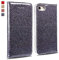 OKZone for iPhone SE(2020) Case, Bling Glitter Sparkly PU Leather Flip Wallet [Magnetic Closure] [Inner Soft TPU] Folio Case For iPhone SE(2020) (4.7 Inches) (Silver Gray)