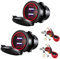 Thlevel Dual USB Car Charger Socket 5V 4.2A Power Outlet with Switch Red Light for 12V 24V Boats and Marine Motorcycle Truck 2 Pack