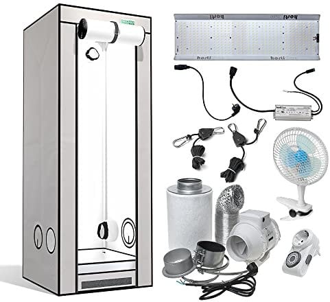 GrowPRO Growzelt Komplettset LED (XS, 150 Watt)