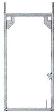 Stahl Vertikalrahmen quadro 1,50 m x 0,73 m original Altrad assco quadro ✓ made in Germany ✓ Baugerüst Gerüst