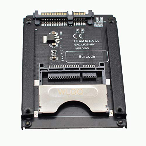 WLGQ CFAST Kartenleser auf SATA-Adapterkarte für industrielles Motherboard, 2,5 Zoll Festplattengehäuse, SSD, HDD, 540 MB/s, Lesegeschwindigkeit, EOS-1D X Mark II