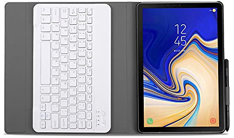 Lobwerk 2in1 Bluetooth Tastatur und Cover für Samsung Tab A7 T500 T505 Case Schutz Hülle
