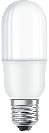 OSRAM LED-Lampen, Stick mit E27 Sockel | klassische Stabform, energiesparend, 75W-Ersatz, kalt weiß, matt | PARATHOM STICK 75 FR 9 W/4000 K E27