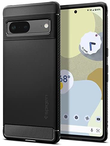Spigen Cover Rugged Armor Compatibile con Google Pixel 7 - Nero