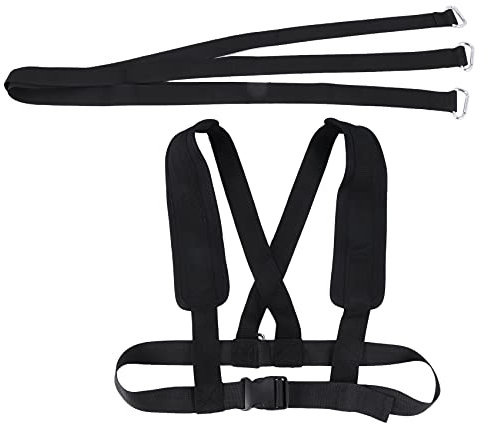 Fitness Anti-Widerstands Schlitten Gurt Kabel Gurt Gurt Staerke Kraft Widerstands Seil - Verstellbarer Gepolsterter Schulter Gurt