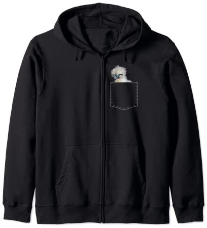 Lustiges Seidenhuhn Tshirt Hähnchen Tasche Seidenhühner Fun Kapuzenjacke