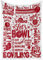 InnoBeta Bowling Throw Blanket - Let's Bowl - Flannel Blankets for Bowling Lovers - Bowling Gifts for Men, Women - 50 x 65 (White)