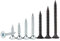 des vis 30pcs Vis, Phillips cannelés, zingué, en acier au carbone, vis autotaraudeuses anti-lâche tête M3.5, for le bois, panneaux de particules, divers matériaux (Color : 30mm, Size : M3.5)