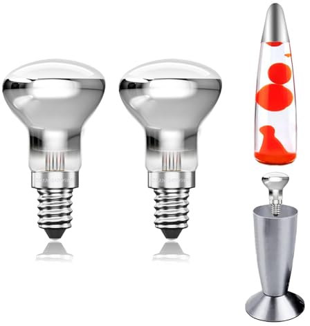 CucuGo Lavalampe Glühbirne 30W E14 R39 Lavalampenbirne Reflektor Glühbirnen E14 Spot Glühbirne SES Warmes Weiß für Lavalampe Ersetzen Glühbirne, 2 Pack