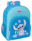STITCH HAWAII - Mochila Escolar Niño, Mochila Niño, Mochila Infantil, Adaptable a Carro, Ideal para Niños en Edad Escolar, Cómoda y Versátil, Calidad y Resistencia, 33x14x42 cm, Color Azul