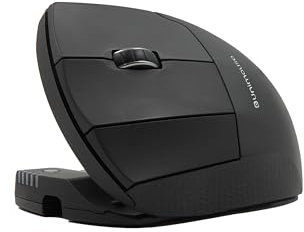 Contour Unimouse Ergonomic Vertical Mouse for Left Hand – Adjustable 35°-70° Angle, Customizable Thumb Rest, Rechargeable Battery, 6 Programmable Buttons, All Day Comfort and Pain Relief